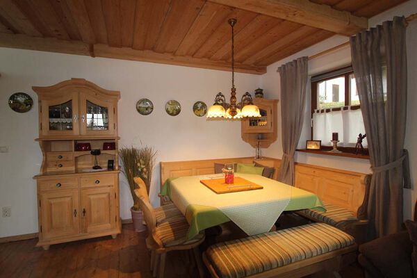 Wohnzimmer der Ferienwohnung im Passauer Land